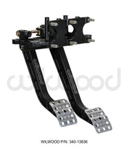 Cargar imagen en el visor de la galería, Wilwood Adjustable Dual Pedal - Brake / Clutch - Rev. Swing Mount -6.25:1 Brake 5.1:1 Clutch