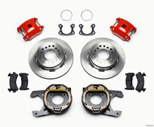 Cargar imagen en el visor de la galería, Wilwood D154 P/S Park Brake Kit Red Small Ford 2.50in Offset