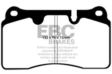 Cargar imagen en el visor de la galería, EBC 06-09 Volkswagen Touareg 3.6 (2 pin holes at top of backplate) Ultimax2 Front Brake Pads