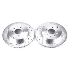 Cargar imagen en el visor de la galería, Power Stop 07-15 Mazda CX-9 Rear Evolution Drilled &amp; Slotted Rotors - Pair