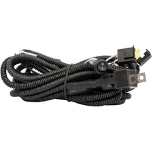 Cargar imagen en el visor de la galería, Westin 11ft Length 14 Ga Incl 15 Amp Fuse w/ Loom &amp; Single Connector LED Wiring Harness - Black