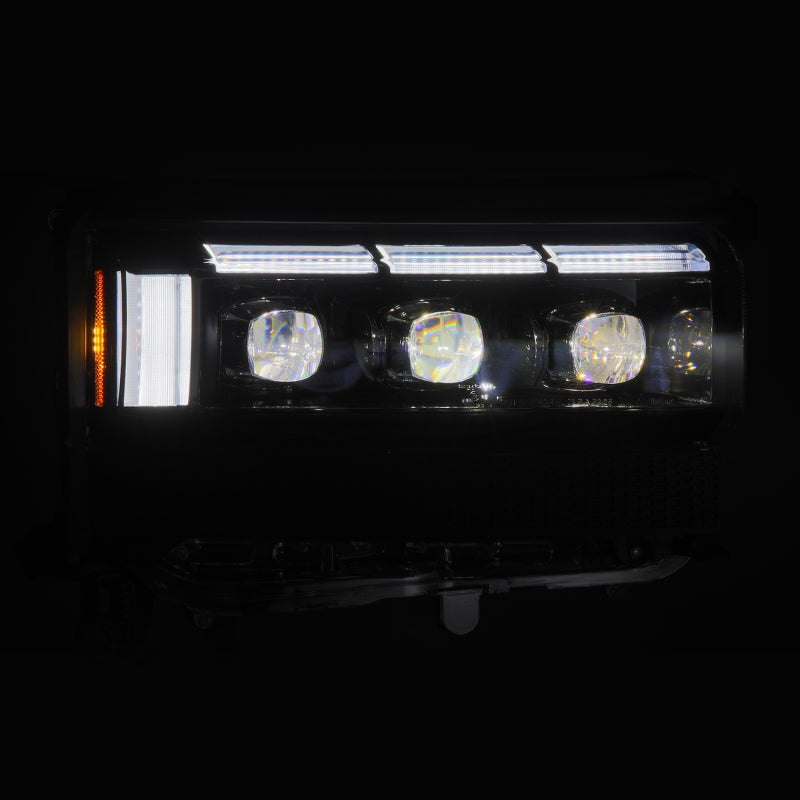 AlphaRex 24-26 Toyota LC250 NOVA LED Proj Headlight Alpha Blk  w/Activ Light/Seq Signal/Switchback