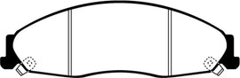 EBC 02-05 Cadillac CTS 2.6 Greenstuff Front Brake Pads