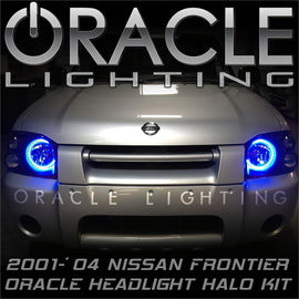 Oracle 02-04 Nissan Xterra LED Headlight Halo Kit - Red