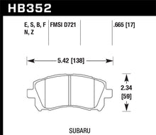 Load image into Gallery viewer, Hawk 02-03 WRX / 98-01 Impreza / 97-02 Legacy 2.5L / 98-02 Forester 2.5L HT-10 Front Race Pads