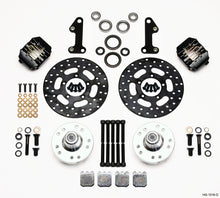 Cargar imagen en el visor de la galería, Wilwood Dynalite Single Front Drag Kit Drilled Rotor 67-69 Camaro 64-72 Nova Chevelle