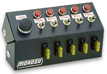 Cargar imagen en el visor de la galería, Moroso Toggle Switch Panel - Cage Mount - 7in - Five On/Off Switches