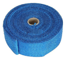 Cargar imagen en el visor de la galería, Torque Solution 50in x 2in Universal Fiberglass Exhaust Wrap - Blue