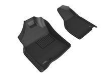 Cargar imagen en el visor de la galería, 3D MAXpider 2009-2012 Dodge Ram 1500 Regular Cab Kagu 1st Row Floormat - Black