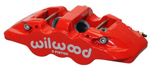 Cargar imagen en el visor de la galería, Wilwood Caliper-Aero6-R/H - Red 1.75/1.38/1.38in Pistons 1.25in Disc