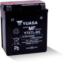 Cargar imagen en el visor de la galería, Yuasa YTX7L-BS Maintenance Free AGM 12-Volt Battery w/Bottle