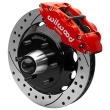 Cargar imagen en el visor de la galería, Wilwood 63-87 C10 CPP Spindle FNSL6R Front BBK 13in Drilled/Slotted 6x5.5 BC - Red