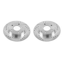 Cargar imagen en el visor de la galería, Power Stop 14-18 Mazda 3 Rear Evolution Drilled &amp; Slotted Rotors - Pair