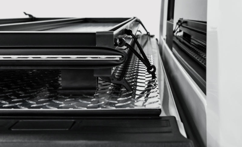 Access 17-24 Nissan Titan/16-24 Nissan Titan XD 6ft 6in Bed LOMAX Tri-Fold Cover - Diamond Plate