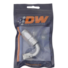 Cargar imagen en el visor de la galería, DeatschWerks 6AN Female Swivel 120-Degree Hose End CPE - Anodized DW Titanium