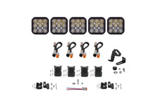 Cargar imagen en el visor de la galería, Diode Dynamics SS5 Sport Universal CrossLink 5-Pod Lightbar - White Driving
