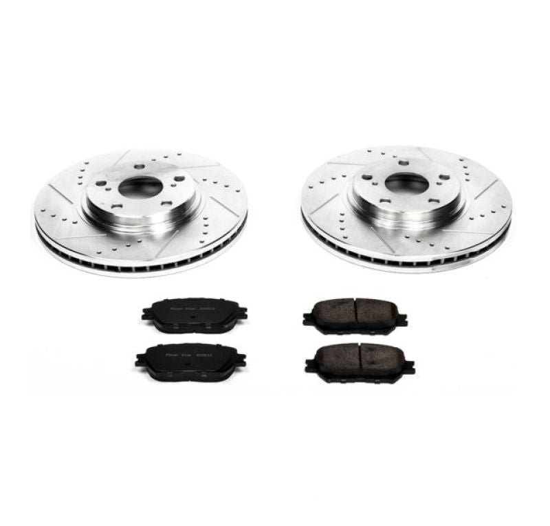 Power Stop 02-04 Toyota Camry Front Z23 Evolution Sport Brake Kit