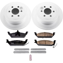 Cargar imagen en el visor de la galería, Power Stop 03-04 Dodge Dakota Rear Z17 Evolution Geomet Coated Brake Kit