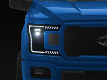Load image into Gallery viewer, Raxiom 18-20 Ford F-150 LED Halo Surround Headlights with White DRL- Black Housing- Clear Lens