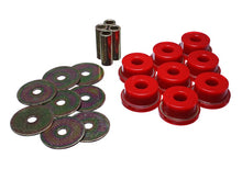 Cargar imagen en el visor de la galería, Energy Suspension 05-09 Subaru Legacy Rear Subframe Bushing Set - Red