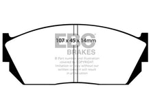 Cargar imagen en el visor de la galería, EBC 82-84 Honda Civic Hatchback 1.3 (5 Speed) Ultimax2 Front Brake Pads
