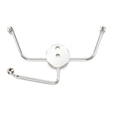 Russell 3AN Front Male Junction Block (Wide Glide) w/Chrome Finish