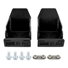 Cargar imagen en el visor de la galería, Borne Off-Road 2021+ Ford Bronco Skid Plate Rear Shock Pair Black