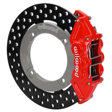 Cargar imagen en el visor de la galería, Wilwood 19-22 Honda Talon 1000 Red 4-Piston Rear Kit 11.25in - Drilled Rotors