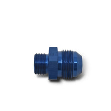 Cargar imagen en el visor de la galería, Russell Performance -4 AN Flare to 10mm x 1.25 Metric Thread Adapter (Blue)