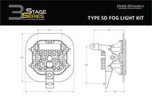 Cargar imagen en el visor de la galería, Diode Dynamics SS3 Max Type SD Kit ABL - White SAE Fog
