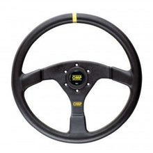 Cargar imagen en el visor de la galería, OMP Velocita Flat Steering Wheel 350mm - - Large Leather (Black)
