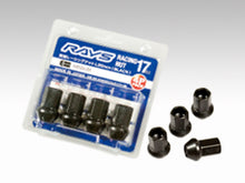 Cargar imagen en el visor de la galería, Rays 17 Hex Racing Lock Set L35 M12x1.50 - Black (4 Pieces)