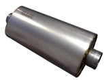 Kooks 3in Oval Center/Center Muffler 18in Long Body Polished Stainless Steel