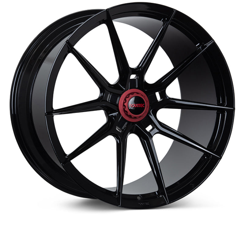 Vossen x Novitec NF10 20x9in - 5x114.3 BP - ET39 - Gloss Black Ferrari 458 Front Wheel