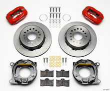 Cargar imagen en el visor de la galería, Wilwood Forged Dynalite P/S Park Brake Kit Red Impala 59-64 / Corvette 57-62