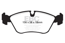 Cargar imagen en el visor de la galería, EBC 93-97 Volvo 850 2.3 Turbo Ultimax2 Front Brake Pads