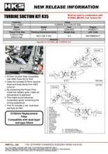 Cargar imagen en el visor de la galería, HKS TURBINE SUCTION KIT R35