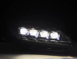 AlphaRex 99-09 Honda S2000 NOVA-Series Projector LED Headlights - Alpha-Black