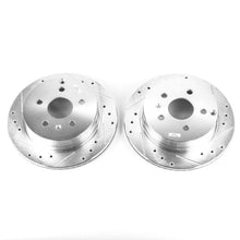 Cargar imagen en el visor de la galería, Power Stop 10-17 Chevrolet Equinox Rear Evolution Drilled &amp; Slotted Rotors - Pair