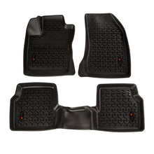 Cargar imagen en el visor de la galería, Rugged Ridge Floor Liner Front/Rear Black 2018-2019 Jeep Compass