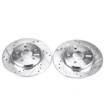 Cargar imagen en el visor de la galería, Power Stop 02-08 Jaguar X-Type Rear Evolution Drilled &amp; Slotted Rotors - Pair