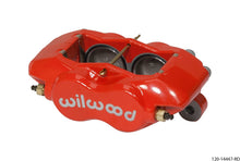 Cargar imagen en el visor de la galería, Wilwood Caliper-Forged DynaliteI w/Dust Seal-Red 1.75in Pistons .81in Disc