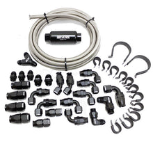 Cargar imagen en el visor de la galería, SNOW 8AN Braided Stainless PTFE Fuel Line Kit - 30FT