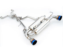 Cargar imagen en el visor de la galería, Invidia 02-08 Nissan 350z Gemini Rolled Titanium Tip Cat-back Exhaust