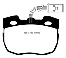 Cargar imagen en el visor de la galería, EBC 95-96 Land Rover Discovery (Series 1) 3.9 Yellowstuff Front Brake Pads