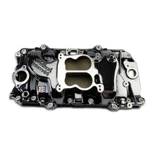 Cargar imagen en el visor de la galería, Edelbrock 65-90 BB Chevy Oval Port Heads Performer 2-O Manifold - Black Plasma