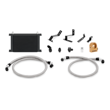 Cargar imagen en el visor de la galería, Mishimoto 2016+ Chevy Camaro Oil Cooler Kit w/ Thermostat - Black