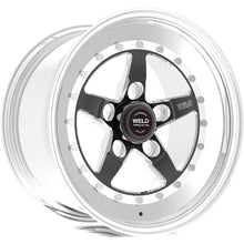 Cargar imagen en el visor de la galería, Weld Weldstar 15x12 / 5x4.5 BP / 5.5in. BS Black Wheel - Non-Beadlock