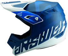 Cargar imagen en el visor de la galería, Answer AR1 V2 Bold Helmet Blue/White Youth - Small