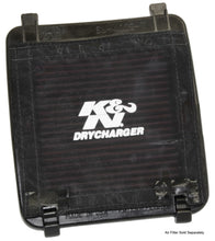Load image into Gallery viewer, K&amp;N Universal PreCharger Flat Air Filter Wrap Black 7Inx7in